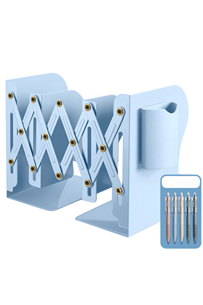 Inco Expandable Book Stand, Magazines, Video Games, Metal, INCO®, with Pen Co...