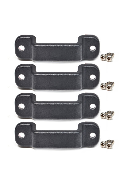 choice2 حامل ميكروفون لاسلكي محمول عالمي مزود بمسامير تثبيت وظهر لاصق، 4 قطع