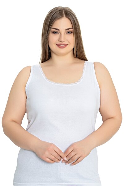 LÜXDRM 052 Women's Narrow Strap 100% Cotton Undershirt 2-Pack