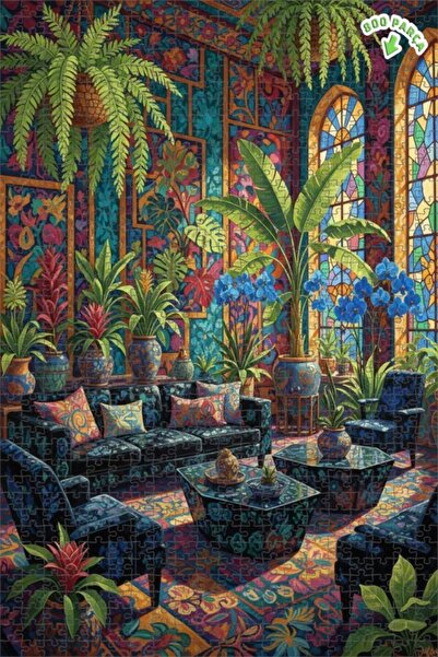 Teona Ahşap لغز خشبي بمظهر لوحة زيتية من تروبيك فاها، لغز خشبي بإطار مزدوج ال...