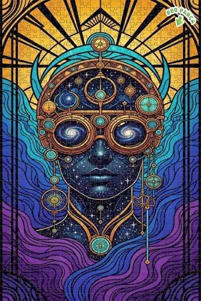 Teona Ahşap لغز خشبي ذو طبقتين من كوزميك فيزيونير 800 قطعة 70x50