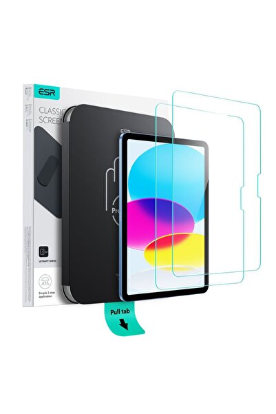 ESR Pachet de 2 folii de protecție pentru ecran din sticlă securizată UltraFi...