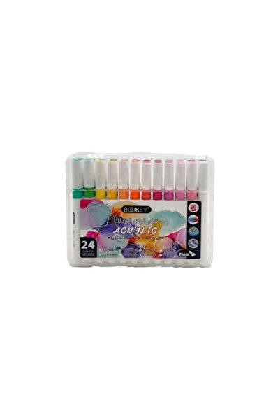 BOOKEY Acrylic pen set, 24 colors -