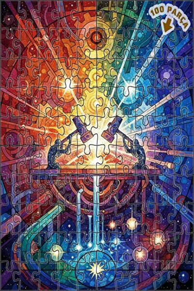 Teona Ahşap لغز خشبي ذو طبقتين بتصميم سيمفونية الإنشاءات مع إطلالة على الزجاج...