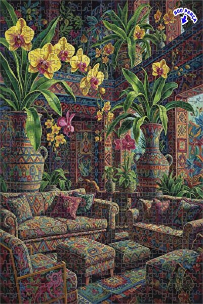 Teona Ahşap لوحة خشبية مؤطرة بطبقتين بتصميم زهرة الأوركيد من إكزوتيك سالون، 6...