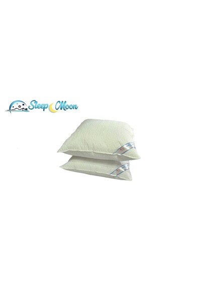 SleepMoon 2 Adjustable Quilted Pillows with Zipper, 70x70cm