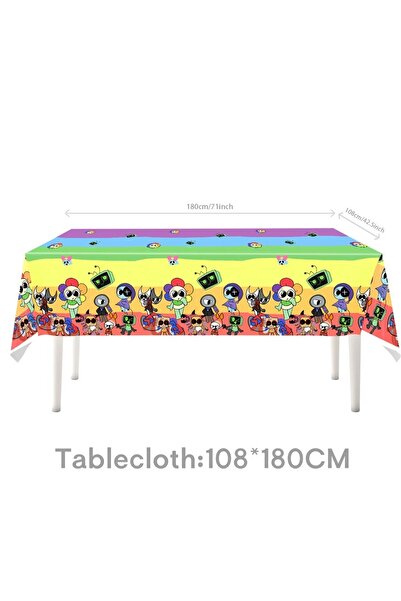 Choice other 1pcs Tablecloth Dandy Worlds Birthday Party Decoration Tableware...
