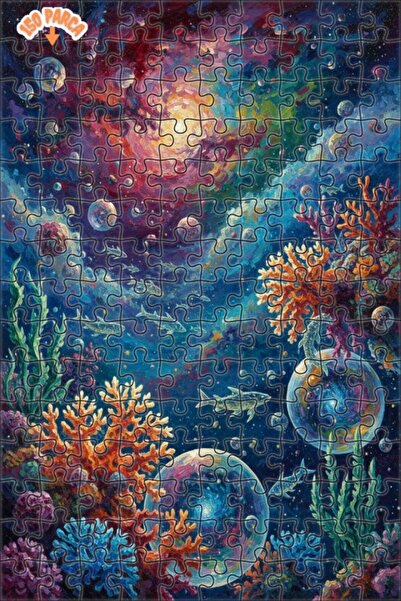 Teona Ahşap لوحة زيتية عالمية بتصميم حلم البحر، عصرية ذات طابقين، ألغاز خشبية...