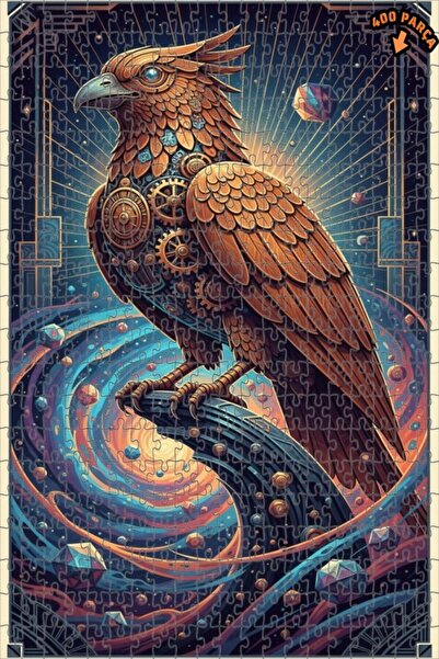 Teona Ahşap لغز خشبي مؤطر ذو طابقين من ميكانيكال وينجز آرت، 400 قطعة، 35x35