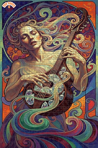 Teona Ahşap ألوان الألوان الموسيقية، لوحة ألغاز خشبية مؤطرة بمظهر الطلاء الزي...