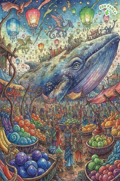 Teona Ahşap لغز خشبي ذو طبقتين بإطار ذو مظهر مائي من سوق الحكايات الخيالية لل...