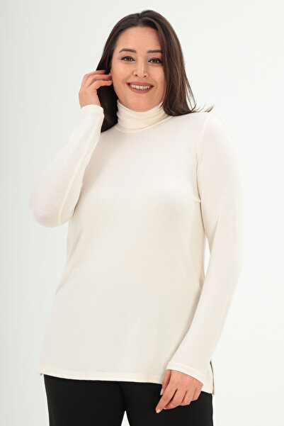 Metpoint Великий розмір, рибальський комір, екрю трикотаж