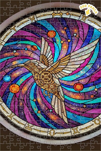 Teona Ahşap لغز خشبي مؤطر ذو طابقين من سونليشينج إينفنتيتي كولبيري ستيمبانك آ...