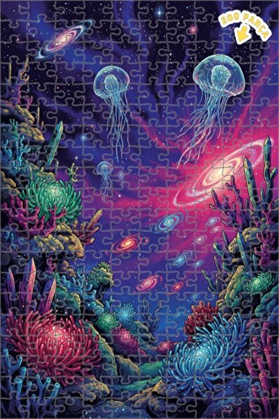 Teona Ahşap لغز خشبي رائع على شكل زهور كريستالية من قنديل البحر المجرسي، 200 ...