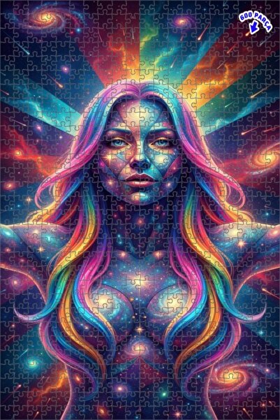 Teona Ahşap لوحة فنية خشبية مؤطرة من طبقتين بطباعة فن المجرة للنساء من كوزميك...