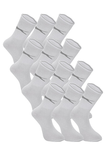 Slazenger JAGO 12-парчен комплект бели мъжки чорапи