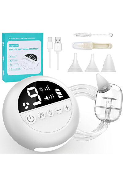 Qova Αθόρυβη ηλεκτρική ρινική αναρρόφηση για μωρά και παιδιά, 9 ρυθμιζόμενα ε...