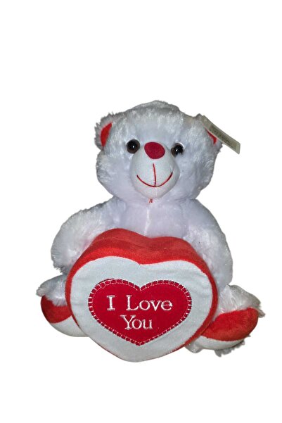 NoNameStore7 Urs de plus cu cutie cadou, 25 cm