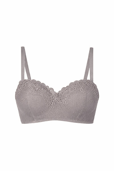 koza iç giyim Valentine's Day Themed Women's Unpadded Lace Strapless Bra