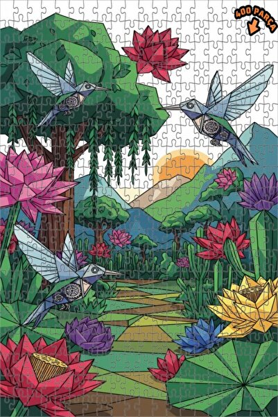 Teona Ahşap لغز خشبي ميكانيكي من سينكوسيز جاردن ذو طابقين 400 قطعة 35x35