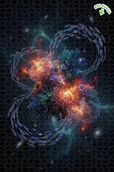 Teona Ahşap لغز خشبي عالمي على شكل سرقة أسماك من بحر المرجان، لغز ذو طبقتين ب...