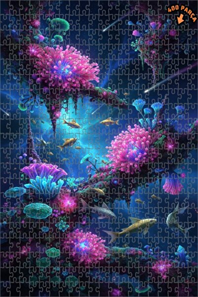 Teona Ahşap لغز خشبي رائع ذو طبقتين بإطار مزدوج يشبه لوحة زيتية لمنظر عالم تح...