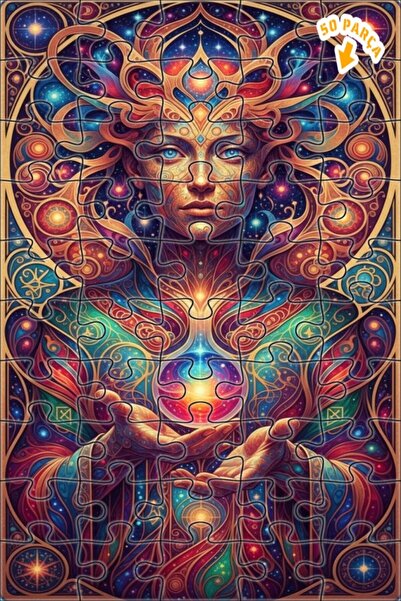 Teona Ahşap لغز خشبي ذو طبقتين بتصميم عارضي للدهانات الزيتية من Universal Ene...