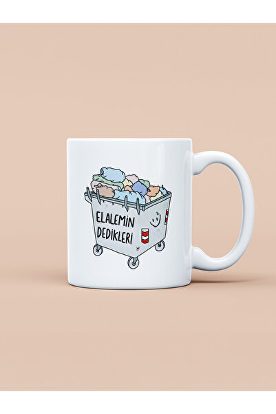 Hayali Şeyler Elalemin's Quotes Humor Mug Cup