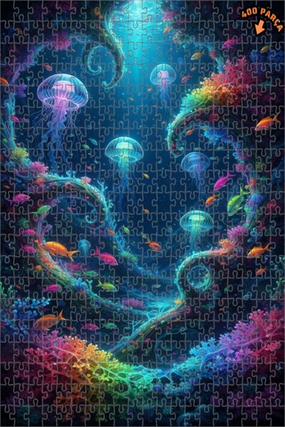 Teona Ahşap ألوان الأحلام تحت البحر، لوحة زيتية ذات طبقتين، لغز خشبي مؤطر، 40...