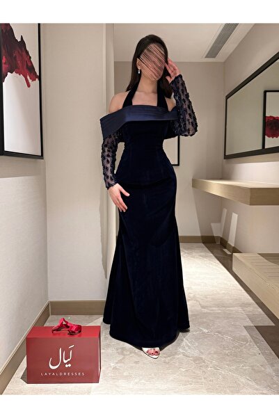 LAYAL DRESSES Raven navy dress