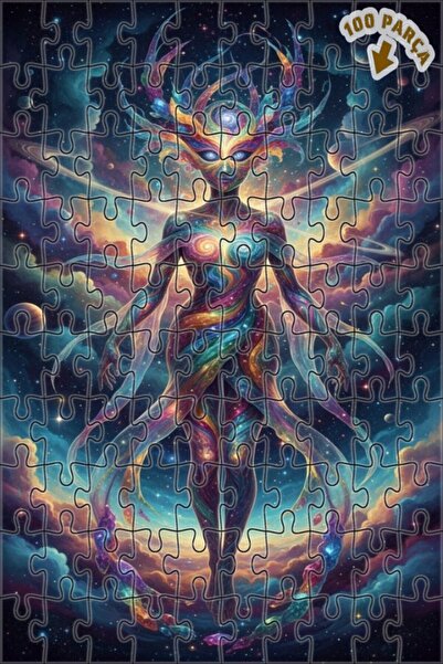 Teona Ahşap لغز خشبي مؤطر بطبقتين بمظهر الطلاء الزيتي من كوزميك إنيرجي كرياتو...