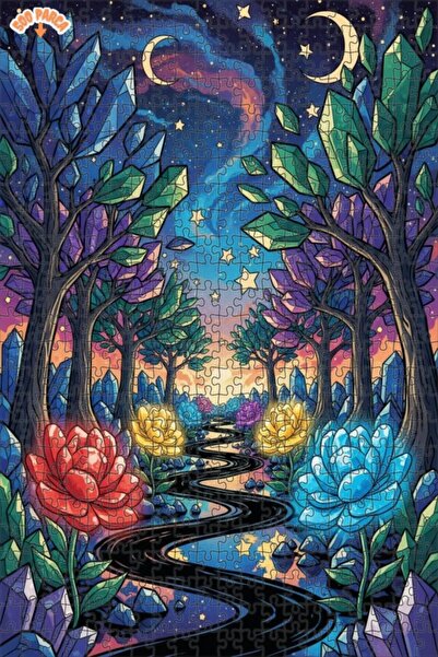 Teona Ahşap لغز خشبي بإطار مزدوج الطبقات من كريستال أورانج موتشر 500 قطعة 50x30