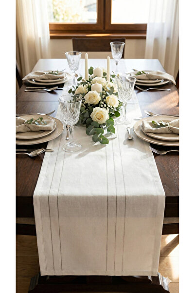 Miabella Home Față de masă tip runner 35x145 cm Runner pentru sufragerie cu a...