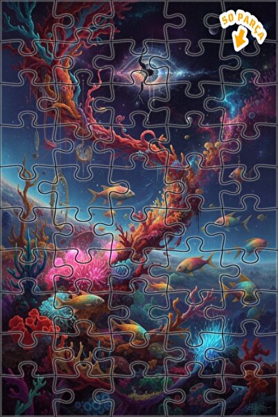 Teona Ahşap لغز خشبي رائع بإطار مزدوج الطبقات من سلسلة أحلام الغواصات الكونية...