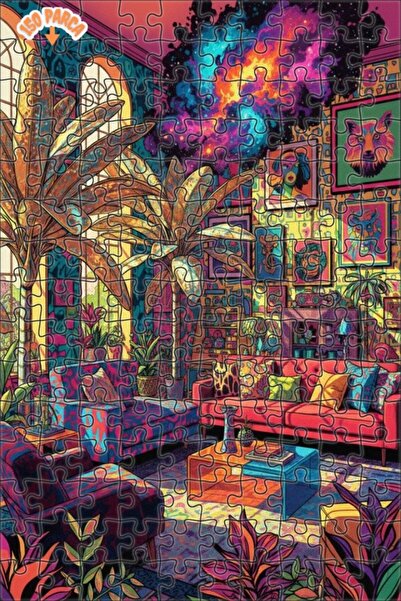 Teona Ahşap لغز خشبي مزدوج الطبقات من سايديكيليك سالون دو، 150 قطعة، مقاس 20x30