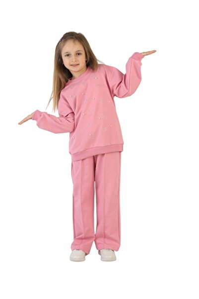 ERDEM KIDS Детски комплект за момичета с две части и две нишки K2KTKM0001