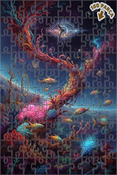 Teona Ahşap لغز خشبي رائع بإطار مزدوج الطبقات من سلسلة أحلام الغواصات الكونية...