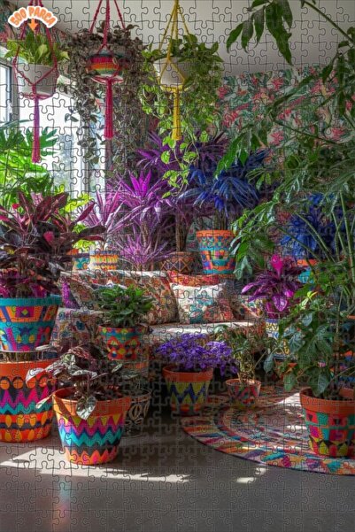 Teona Ahşap لوحة خشبية مؤطرة بطبقتين بتصميم مستوحى من الحديقة الاستوائية المل...