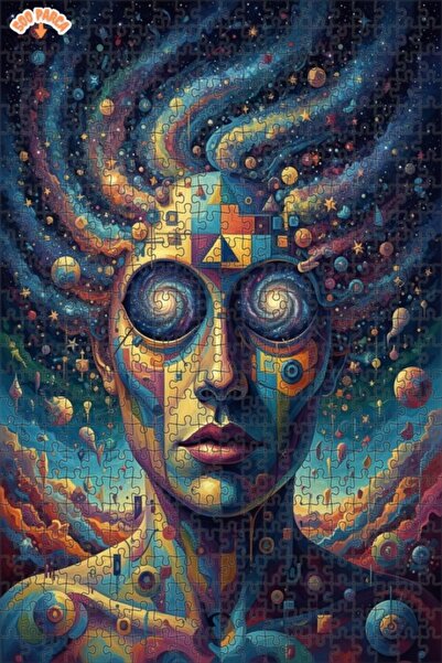 Teona Ahşap لغز خشبي ذو طبقتين من يونيفرسال مايند، 500 قطعة، مقاس 50x30