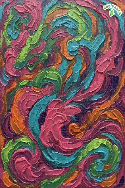 Teona Ahşap ألوان نابضة بالحياة، فن تجريدي مفعّل، لوحة زيتية، لوحة خشبية مؤطر...