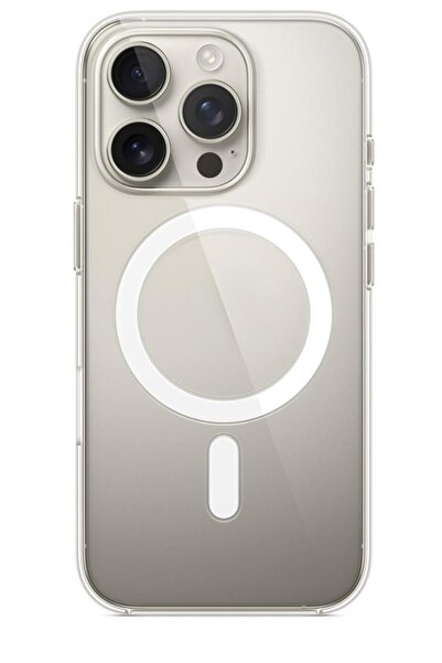 Powerfox İphone 16 Pro Uyumlu Asla Sararmaz Kristal Şeffaf Animasyonlu Magsaf...