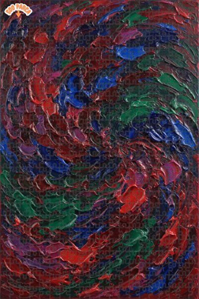 Teona Ahşap لغز خشبي مؤطر ذو طبقتين بمظهر ألوان داكنة كثيفة وملمس زيتي 500 قط...