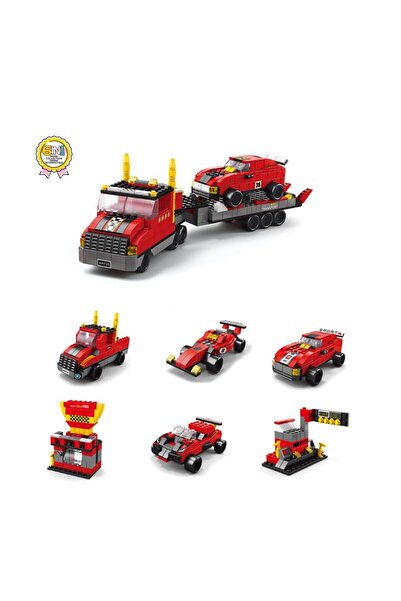 OEM Set de construcții 6 în 1 Camion de tractare 1000 de piese