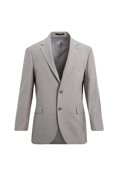 Uki BEJ Mono Yaka Klasik Ceket