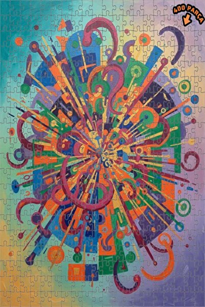 Teona Ahşap لغز خشبي بتصميم فني 400 قطعة 35x35