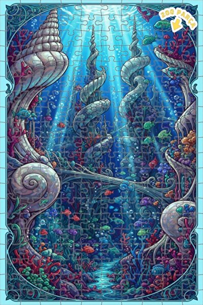 Teona Ahşap لغز خشبي مؤطر بطبقة مزدوجة من أتلانتس تيلز توريز موتريز، 200 قطعة...