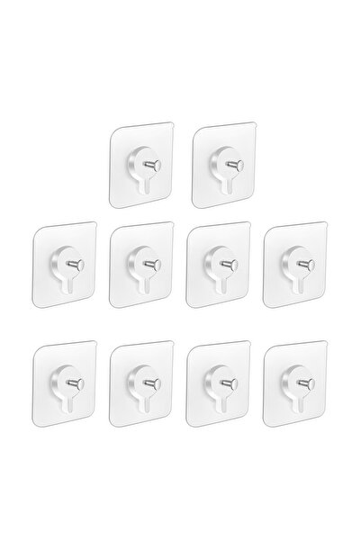 Choice 10 قطع (عبوة من 10/20 قطعة) خطافات لاصقة قوية، لا تحتاج إلى ثقب، مقاوم...