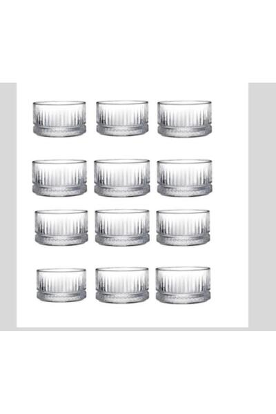 cashen Set of 12 Mini Glass Snack Bowls – Transparent Glass, Multi-Purpose Sauce Bowl & Dessert Bowl