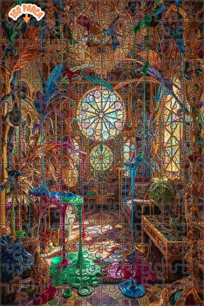 Teona Ahşap لوحة خشبية مؤطرة بطبقتين بمظهر الطلاء الزيتي من ماركة ماجيك كولور...