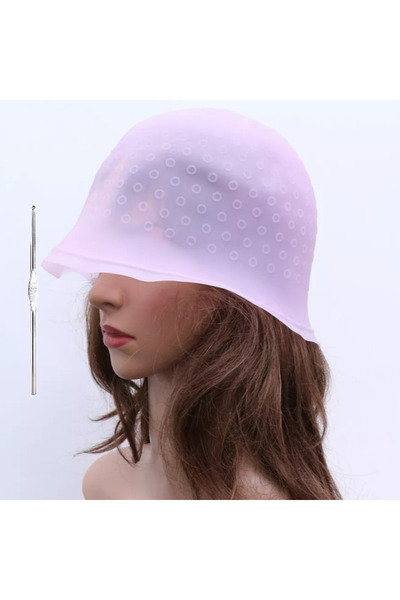 zola Casca pentru suvite cu croseta metalica, reutilizabila, din silicon, mov...